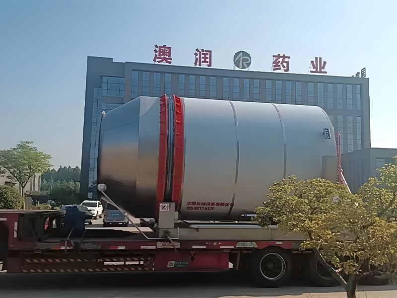 不銹鋼多功能液體自動(dòng)循環(huán)水平螺旋轉鼓（阿膠用）